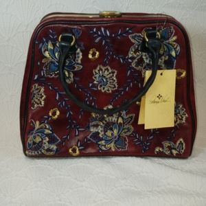 Patricia Nash Embroidered Purse Bag Boho Leather